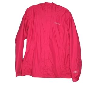 Columbia Women's Omni Tech Waterproof Jacket Size Large.